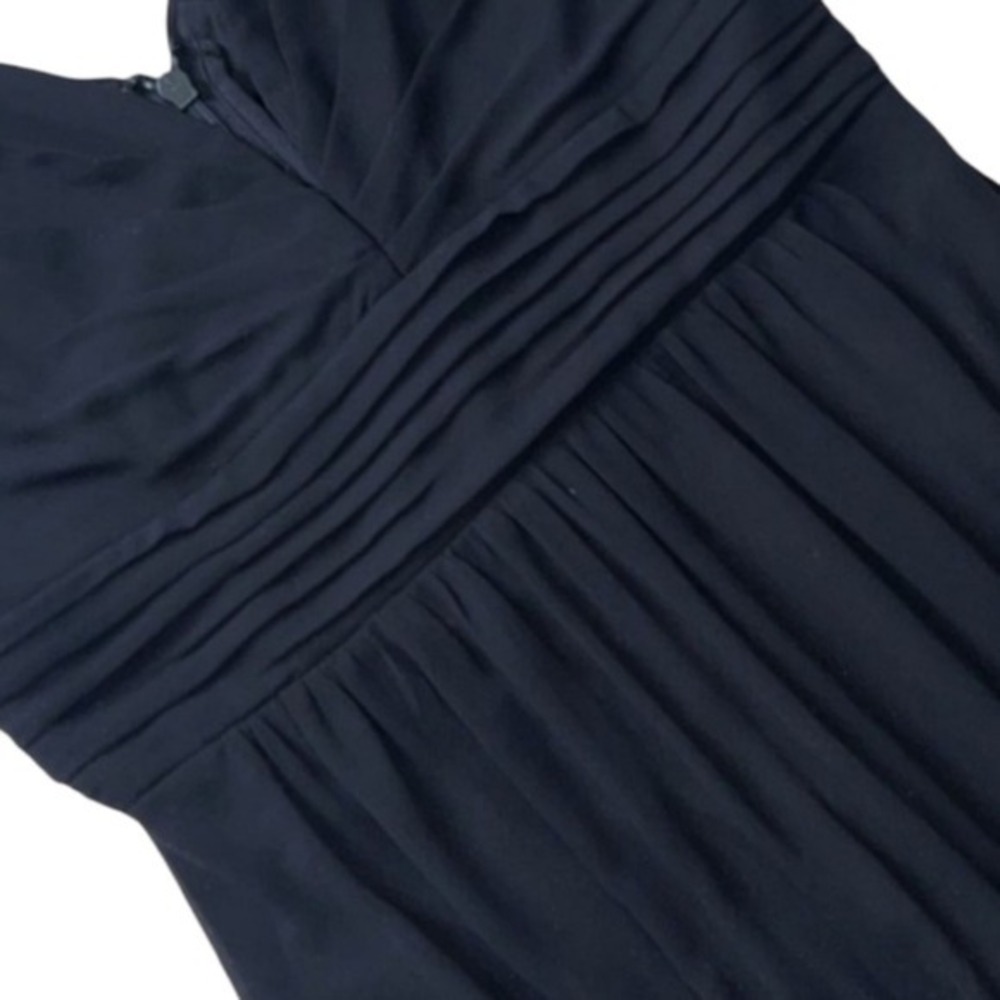 Lulus Thoughts of Hue Black Surplice Elegant Formal Black Maxi Dress Sz Large - Picture 9 of 13